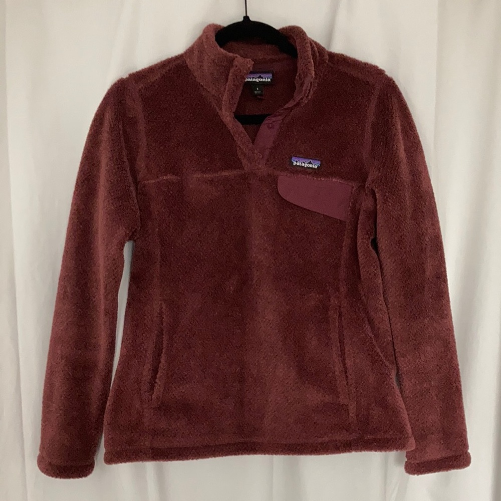 W’s Patagonia Re-tool Snap Fleece Pullover Small